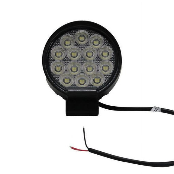 Race Sport Lighting Auxiliary Light Fit 4.5-inch 56-Watt Round IQ Series Auxiliary LED Flood Beam  RS4IQ56WR