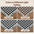 thumbnail image 7 of Design&I 6'x9' Washable Area Rug Snag-Free Fall Doormat Bordered Grid Farmhouse Checkered Layout Door Plaid for Dining Room, Under Table, Office, 7 of 7