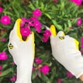 thumbnail image 3 of 6 Pairs Garden Gloves Women, Nitrile Coated Gardening Gloves for Yard, Cleaning (Medium), 3 of 8