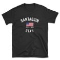 thumbnail image 1 of Santaquin Utah Patriot Men's Cotton T-Shirt, 1 of 1