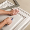 thumbnail image 4 of Genesis 2ft x 2ft White Icon Relief Ceiling Tiles - Easy Drop-in Installation - Waterproof, Washable and Fire-Rated - High-Grade PVC to Prevent Breakage - Package of 12 Tiles, 4 of 6