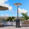 thumbnail image 5 of Pamapic 48,000 BTU Outdoor Propane Heater, Freestanding Patio Heaters with Wheels & Cover for Outdoor Backyard Garden Use, Silver, 5 of 7