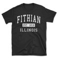 thumbnail image 1 of Fithian Illinois Classic Established Men's Cotton T-Shirt, 1 of 1