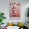 thumbnail image 6 of Girl In Red Poster 67 Wall Art Poster Bedroom Prints Home Decor Hanging Picture Canvas Painting Posters, 6 of 8