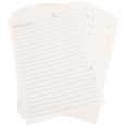 thumbnail image 1 of Miangastore Loose Leaf Notebook Paper Note-Taking Diary Writing White 5Set 7.9x5.2x0.2in, 1 of 9