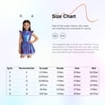 thumbnail image 7 of iiniim Girls Space Alien Dress Cap Sleeve Metallic Holographic A Line Tutu Dress Set Outer Space Outfits Hot Pink 16, 7 of 7