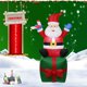 thumbnail image 2 of Juegos de Aire Libre 1,8 m inflable Santa Claus modelo muñeca Navidad traje decoración patio Prop Tmvgtek Nuevos Originales, 2 of 9