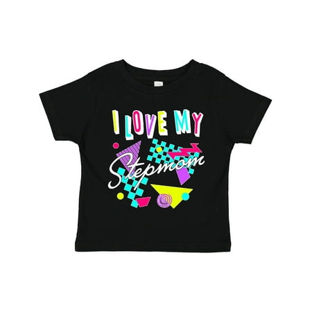 

Inktastic I Love My Stepmom- 80s Retro Style Gift Toddler Boy or Toddler Girl T-Shirt