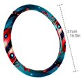 thumbnail image 4 of Seven Starred Iadybird 14.5 Inch Printing PVC Leather Auto Accessories Steering Wheel Covers Car Wheel Covers, 4 of 6