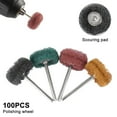 thumbnail image 4 of JUNWELL 100pcs 25mm Buffing Polishing Wheel Drill Bit Set For Dremel Drill Polisher, 4 of 10
