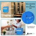 thumbnail image 3 of AdirOffice Wall Mountable Steel Locking Suggestion Box, Blue with Suggestion Cards, 3 of 7
