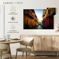 thumbnail image 5 of Elephant Stock Puerto Rican Street Wall Art - Horizontal Canvas Wall Art - Living Room Wall Decor - City Canvas - Blue And Orange Decor - 48" x 32", 5 of 8