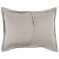 thumbnail image 2 of Home Bedroom Kingston Linen Natural Standard Sham By Kosas Home, 2 of 3