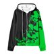 thumbnail image 4 of Puntoco Mujer Moda Impreso Blusa Manga Larga Tops Sudadera Bolsillos Con Capucha Puntoco Puntoco-1, 4 of 7
