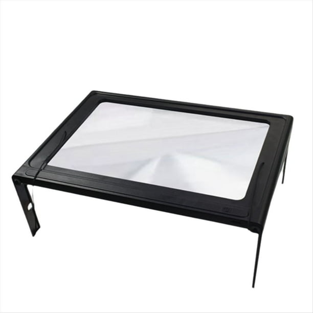 Lupa de Lectura 3X de Página , Plegable, de Escritorio, con Luces LED, Ideal para Personas Mayores Que Buscan la Visión para Leer Libros.