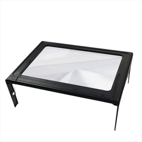 Lupa de Lectura 3X de Página , Plegable, de Escritorio, con Luces LED, Ideal para Personas Mayores Que Buscan la Visión para Leer Libros.