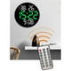 thumbnail image 5 of Reloj electrónico LED Reloj de pared circular digital para regalo de decoración Verde Gloria Reloj digital, 5 of 9