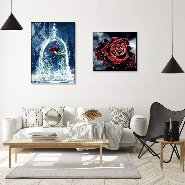 Mimik Night View Diamond Painting,Paint by Diamonds for Adults, Diamond Art  with Accessories & Tools,Wall Decoration Crafts,Relaxation and Home Wall