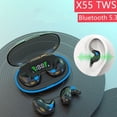 thumbnail image 2 of Typpkmm X55 Mini Wireless Earphones with Bluetooth Headphones Noise, 2 of 7