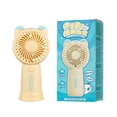thumbnail image 3 of RYDCOT 1Pcs Cute Bear Shape Handheld Fan, 3 Speeds Mini Portable USB Rechargeable Small Fan, Quiet Fan for Kids Adults for Home office Travel Outdoor, 3 of 5