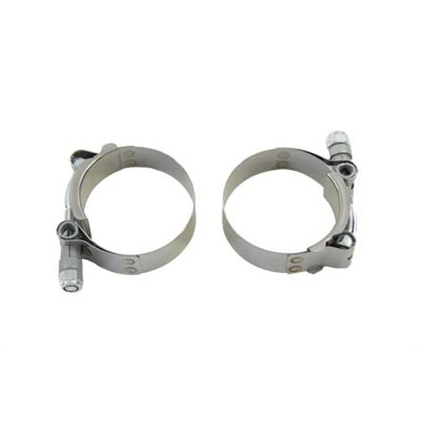 Stainless Steel Hex Nut Type Exhaust Clamp Set,for Harley Davidson,by V