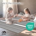 thumbnail image 4 of ODIKA 6'x9' Machine Washable Non-Slip Area Rug, Farmhouse Inspired Entryway with Classic Stripe High Traffic Rug, Gray, 42617, 4 of 7