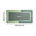 thumbnail image 3 of Antqov Bath Mat 16x47" Non Slip Long Bathroom Runner Thin Quickly Dry Bathroom Rugs Washable Bath Rug for Bathroom Home Floor, 3 of 6