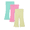Green/Yellow/Pink, variant on Garanimals Toddler Girl Basic Solid Jersey Leggings, Sizes 18M-5T