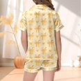 thumbnail image 2 of Gunia Kids Girls Loungewear,Girl'S Short Sleeve Pajama Set Leisure Pyjamas,6-7 Years, 2 of 6