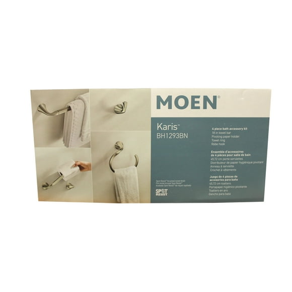 Moen Karis BH1293BN 4 Piece Bath Accessory Set