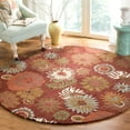 thumbnail image 5 of Safavieh  Handmade Blossom Anastacia Modern Floral Wool Rug Red/Multi 2'3" x 8' Runner 8' Runner Runner, Indoor Entryway, Living Room, Bedroom, 5 of 5