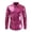 Red, variant on XDZJLR Mens Dress Shirt Sparkly Bright Button Up Shirt Clothing Lapel Bright T Shirt For Disco Party Nightclub Prom L