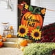 thumbnail image 5 of Bandera de jardín de otoño de 30x45 cm con diseño de calabaza, hoja de arce y motivos de ancianos. Ideal para decorar el hogar, habitaciones o paredes. También disponible en lino., 5 of 7