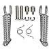 thumbnail image 3 of TCMT Repose-Pieds avant, Repose-Pieds Latéraux pour Yamaha YZF R1 1998-2024 R1S R1M 2015-2023 YZF R6 2003-2020 YZF R6S 2003-2009 Remplacement pour 1KB-27461-00-00, 3 of 4