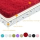 thumbnail image 2 of Alfombra DETUM roja esponjosa de 180 x 270 cm para dormitorio y sala de estar, 2 of 7