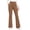 Khaki, variant on CBASIHI Womens Flare Leggings with Pockets Fleece Lined Stretchy Elastic Waist Workout Yoga Pants Gray XL