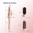 thumbnail image 4 of Estilizador Bluelander Multifuncional Automático 3 en 1, Rizador, Cepillo Alisador y Cepillo Voluminizador con Peine y Pinzas, Control de Temperatura 160–200 °C, Rosa, 4 of 5