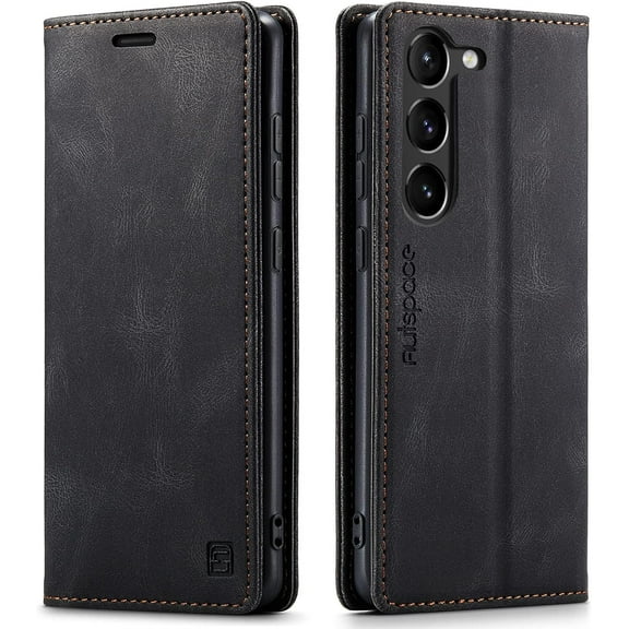 Wallet Case for Samsung Galaxy S23 5G,Magnetic Protect PU Leather Flip Case with Card Holders RFID Blocking Kickstand Shockproof Protection Case for Samsung Galaxy S23 5G 2023 (Black)