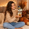 thumbnail image 7 of Lazduis Cute Halloween Tabletop Decoration 6.3-Inch Resin Dog Figurine with Pumpkin Home Decor for Mantel Shelf Desk, 7 of 7