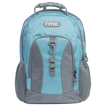 RTIC Summit Laptop Backpack Bag for Hiking, School, Travel, Computer,  Business, Men, Women, Adults, Large Book-Bag, Sky Blue & Grey