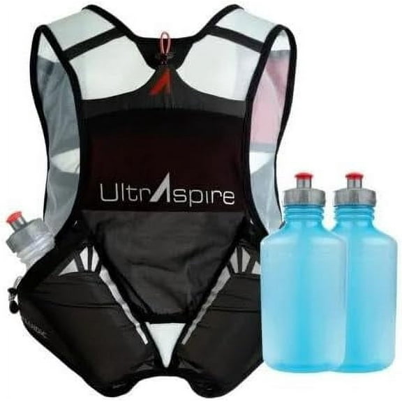 Ultraspire Momentum 2.0 Hydration Pack - Minimalist 6 Liter Vest w/Fluid Capacity 4 x 550 mL UltraFlask (Sold Separately)