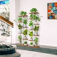 thumbnail image 3 of 8-Shelf Flower Stand Plant Display for Indoors and Outdoors, Metal, White, 3 of 6