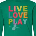 thumbnail image 4 of Inktastic Live Love Play Violin Long Sleeve Youth T-Shirt, 4 of 5