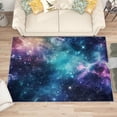 thumbnail image 4 of 2x3 Rug, Galaxy Door Mat Washable Non Slip Soft for Entryway, Outer Space Nebula Rug, Universe Carpet, Galaxy Home Decor & Gifts, 4 of 7