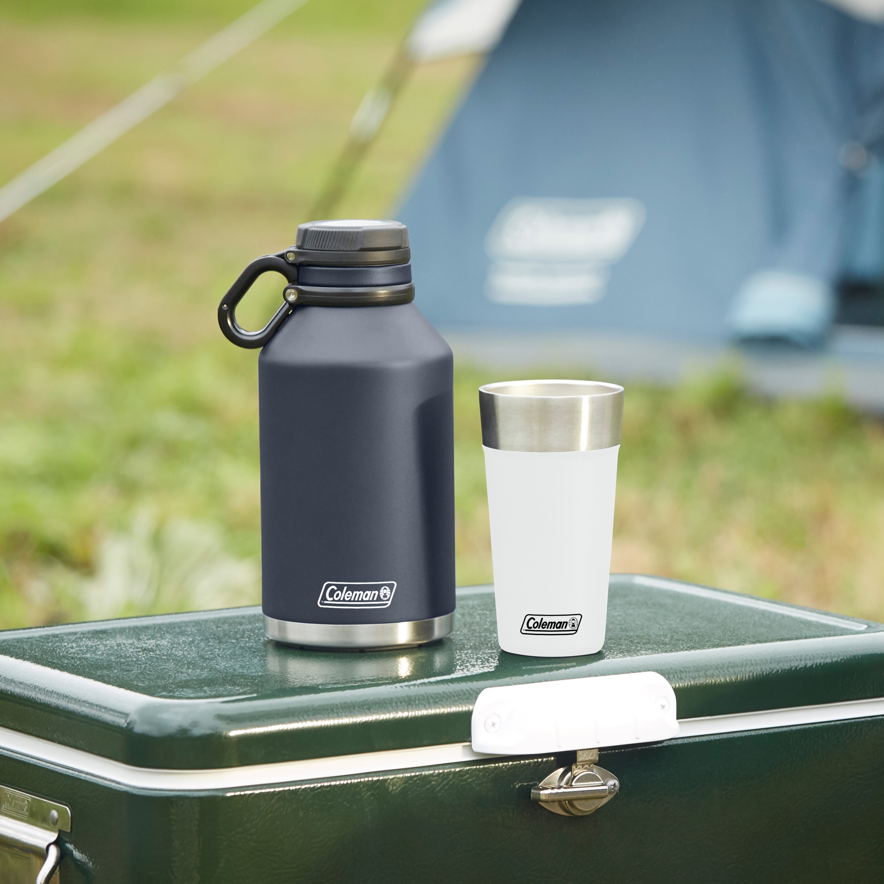 Coleman - Coleman グロウラー 64oz Coleman Stainless Steel Insulated Growler, 64 Fluid Ounces