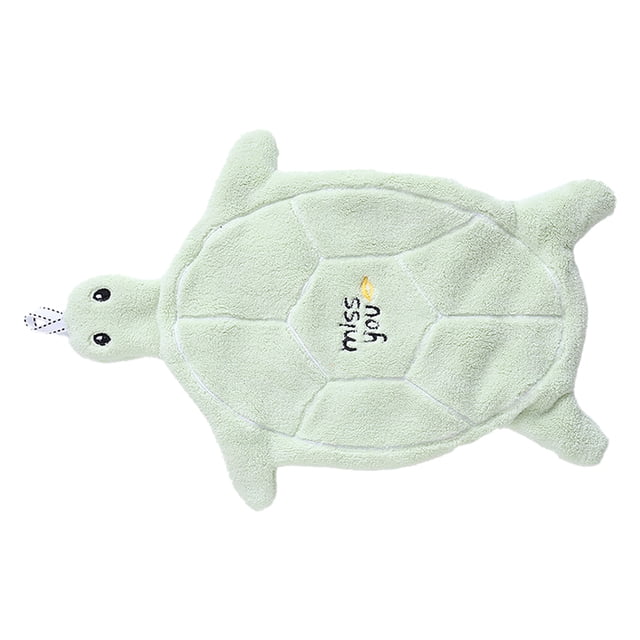 Inteprter Toalla de mano, paño absorbente bonito, pañuelo para colgar en la cara, suministros para el hogar, regalos para niños, pato blanco Suministros de limpieza para el hogar Tipo 4 Inteprter HA059873-04