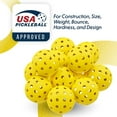 thumbnail image 7 of Pro Aviana Tournament Play Outdoor Pickleball Balls USAPA Approved, 48-Pc Set Yellow, 7 of 7