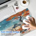 thumbnail image 4 of Happy Thanksgiving Fall Large Gaming Mouse Pad Extended Desk Mouse Pad with Stitched Edges, Non-Slip Base, Water Resist Keyboard Pad for Gamer, Office & Home, 31.5 X 11.8 in, 4 of 7