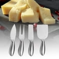 thumbnail image 1 of de herramientas para de material acero inoxidable, de , para pasteles, cubiertos para , utensilios de cocina 4 piezas de plata shamjiam Cortador de queso, 1 of 8