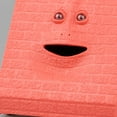 thumbnail image 4 of Piggy Bank Plastic Novel Electric Coin Eating Brick Surface Face Bank with Sound for Children Red, 4 of 5